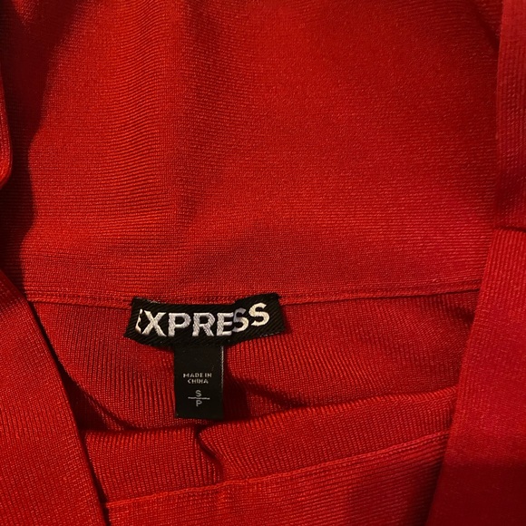 Express red purple color block skirt!! - Picture 4 of 4